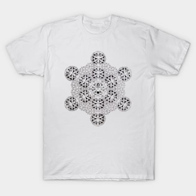 Magnetic fields 5 T-Shirt by Squidology